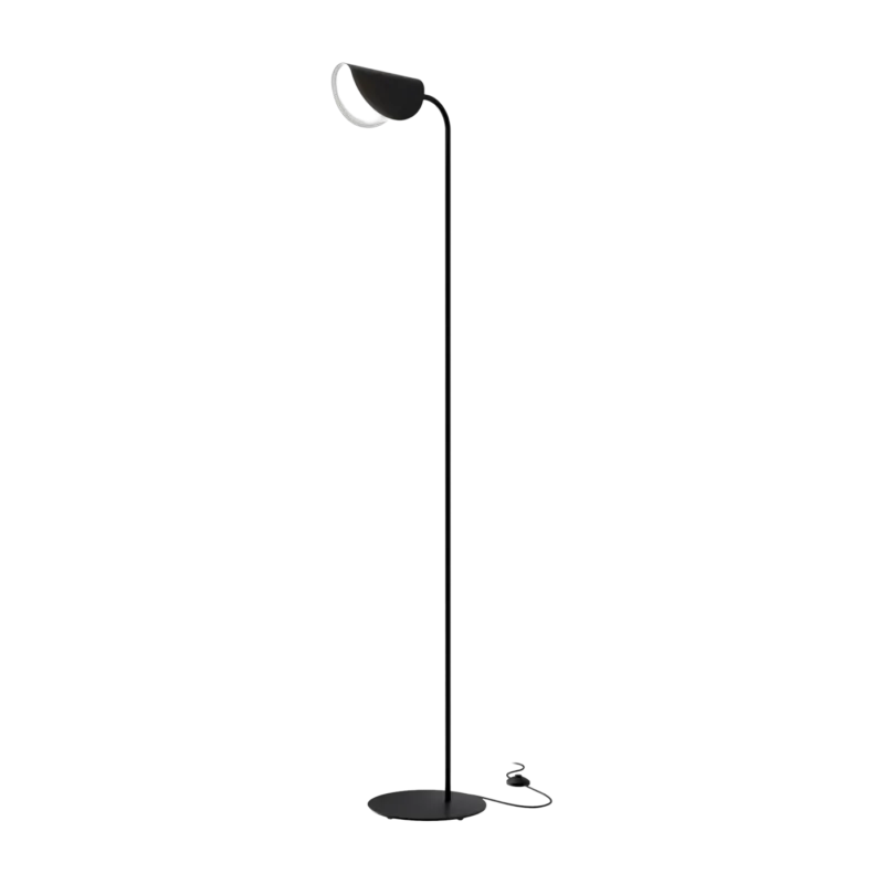 Lampadaire en métal noir Mollis - Maytoni