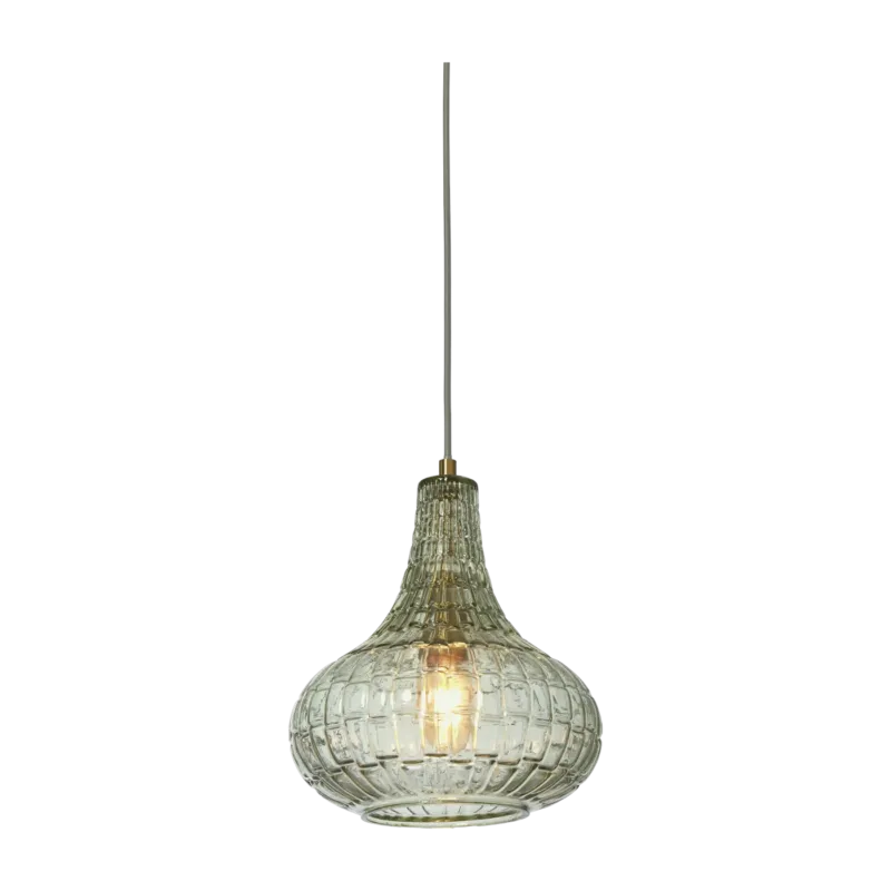Suspension en verre vert 24cm Venise Drop - It's about Romi
