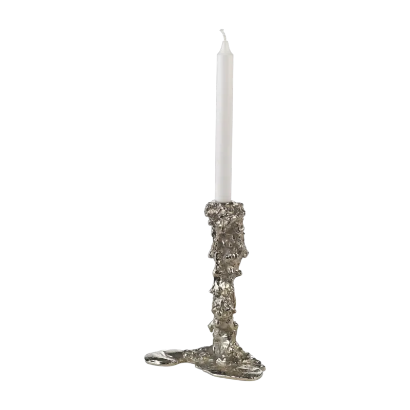 Bougeoir en aluminium 25 cm Drip - Pols Potten