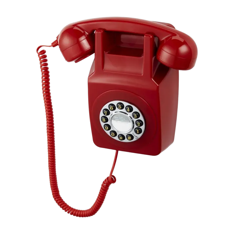 Téléphone mural rouge GPO 746 - GPO Retro