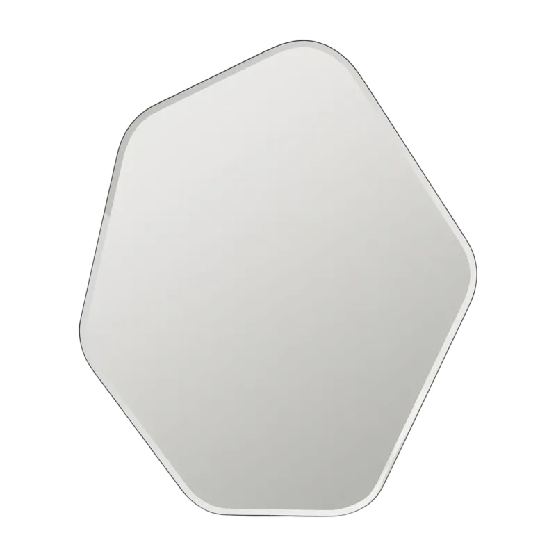 Miroir mural biseauté noir 60 cm Ruby - Broste Copenhagen