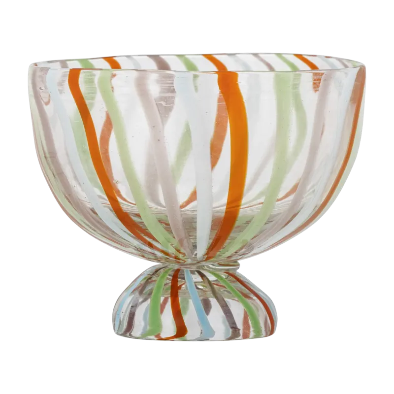 Bol à collations en verre coloré Savya Bowl - Bloomingville