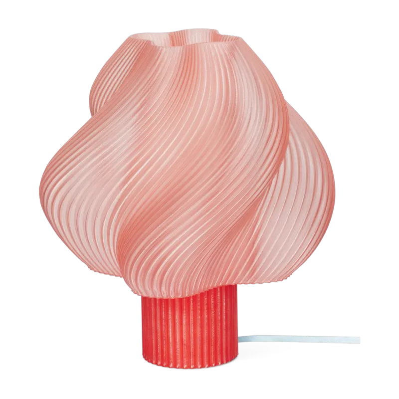 Lampe de table peach sorbet 34 cm Soft serve grande - Crème Atelier
