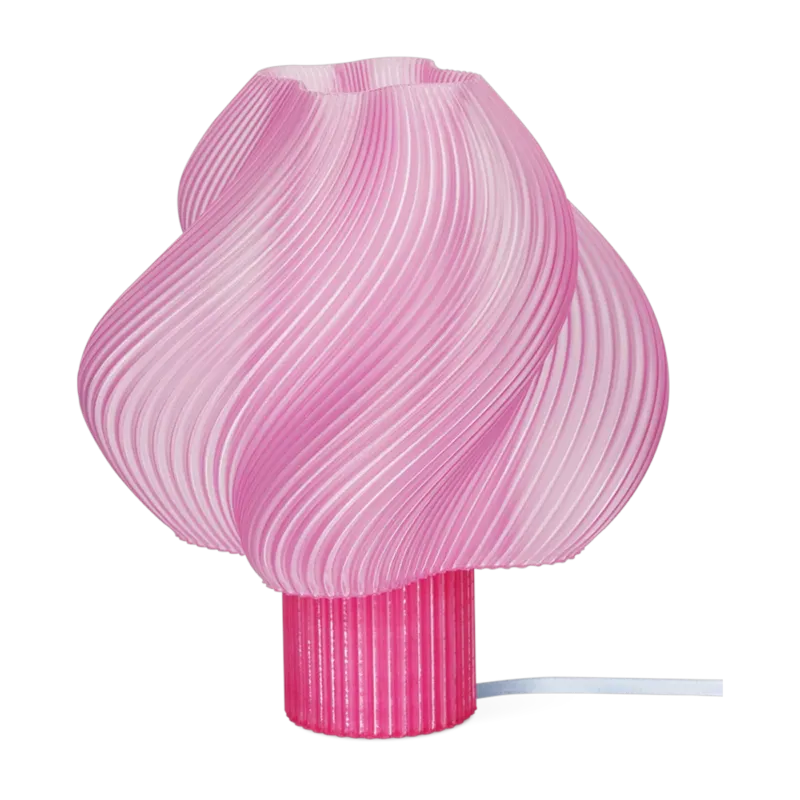 Lampe de table rose sorbet 26 cm Soft serve regular - Crème Atelier