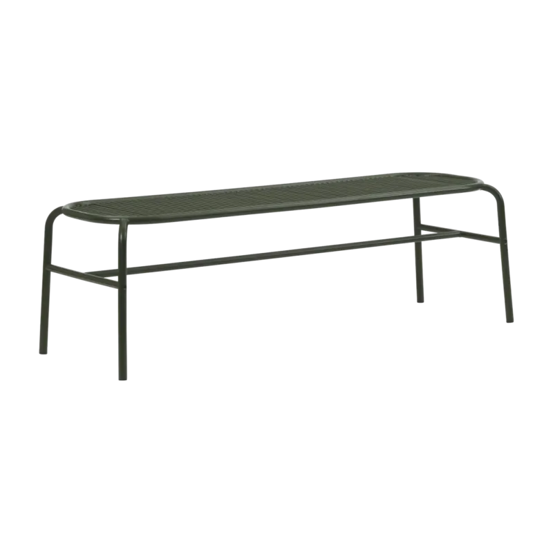 Banc d'extérieur en acier vert Vig - Normann Copenhagen
