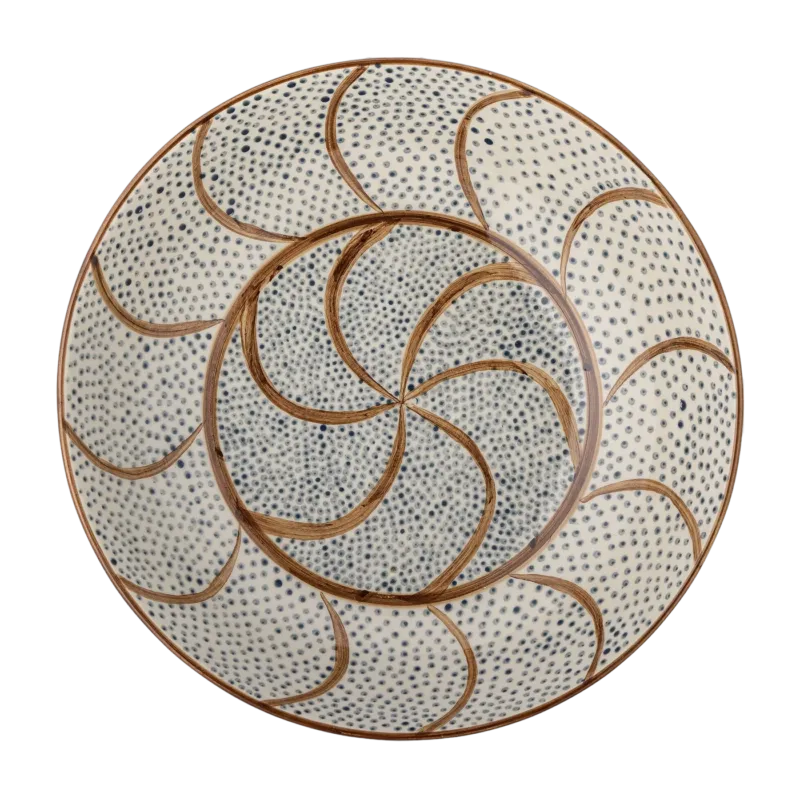 Bol en grès marron 32 cm Heikki - Bloomingville
