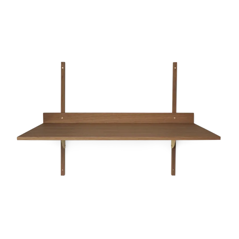 Bureau mural en chêne foncé Sector - Ferm living