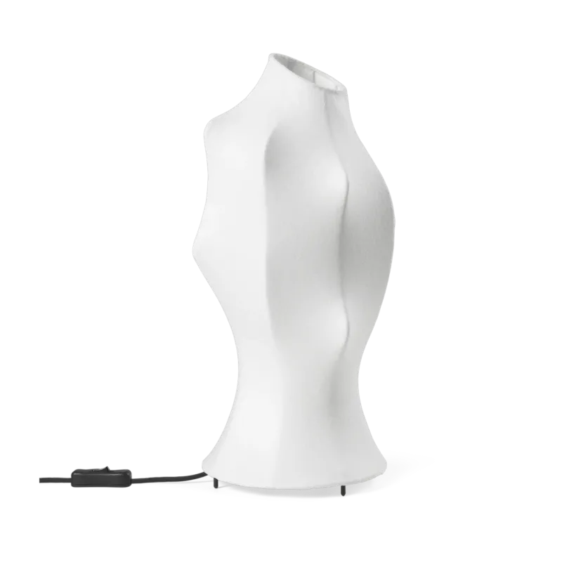 Lampe de table organique en polymère blanc Dae - Ferm living