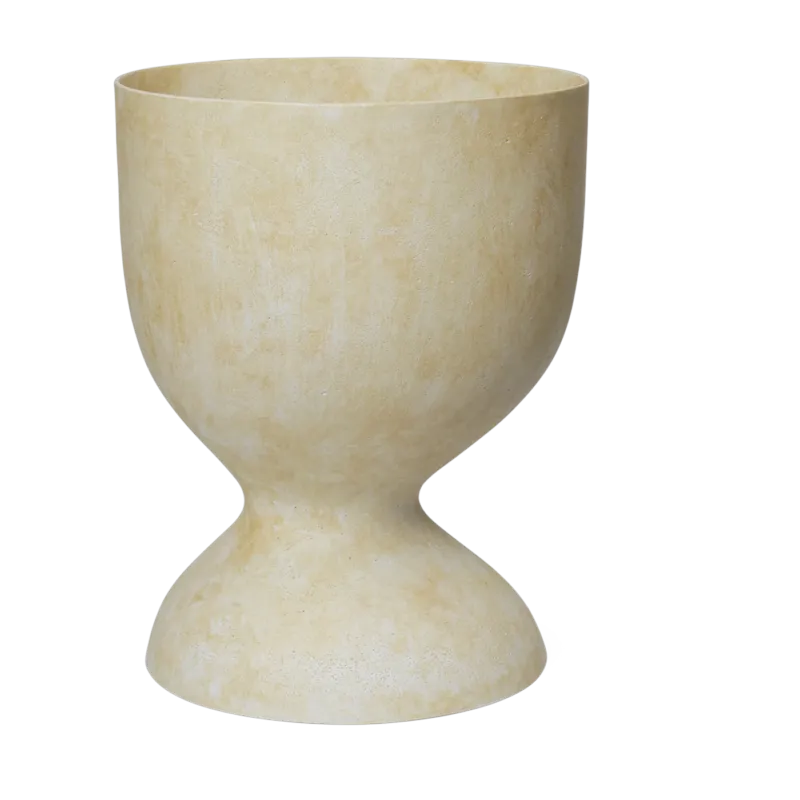 Pot en fibres de verre blanc 45cm Evoke - Ferm living
