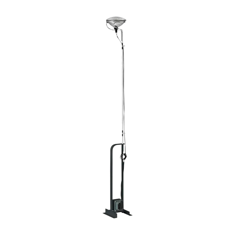 Lampadaire réglable en acier noir 195cm Toio - Flos