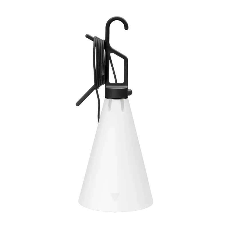 Lampe de jardin en métal noir 21x53cm Mayday - Flos