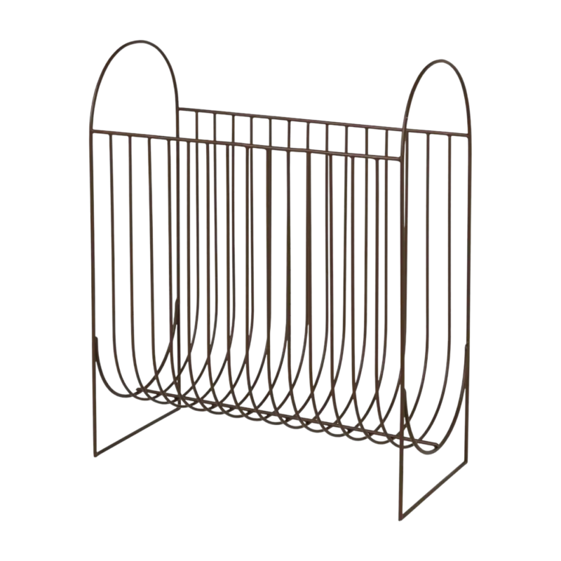 Porte magazine en fer aubergine 40x20x51 cm Maggie - Broste Copenhagen