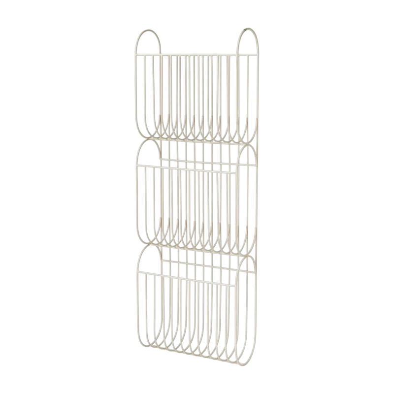 Porte magazine en fer rainy day grey 33x15x99 cm Maggie - Broste Copenhagen