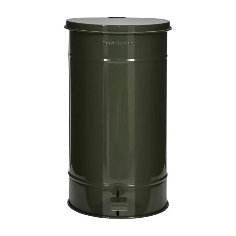 Poubelle en métal vert 25,5x48cm Hdsono Vert - House Doctor