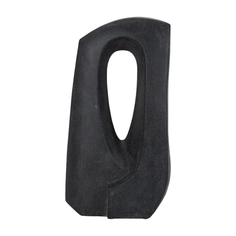Pièce d'art en grès noir 33x21x64cm Hdtone - House Doctor