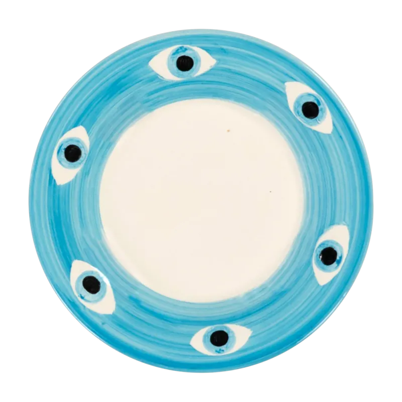 Assiette petit-déjeuner en faïence jaune 22 cm Spirit - Anna + Nina