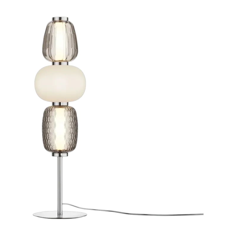 Lampe de table en verre et métal chromé 67,5x18cm Pattern - Maytoni