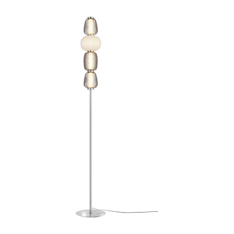 Lamapdaire en verre et métal chromé 165,5cm Pattern - Maytoni