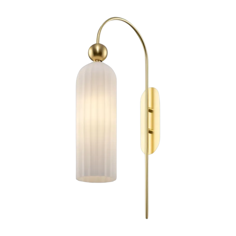 Applique murale en verre et métal doré 53,5x23,5cm Antic - Maytoni