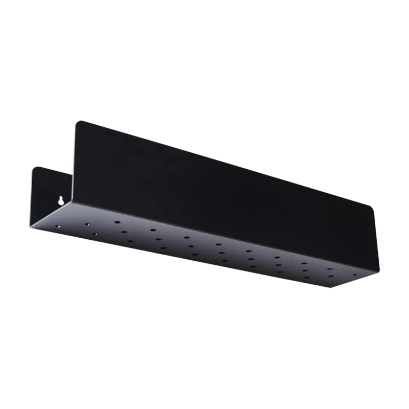 Etagère murale en métal noir 50cm Landa - Custom form