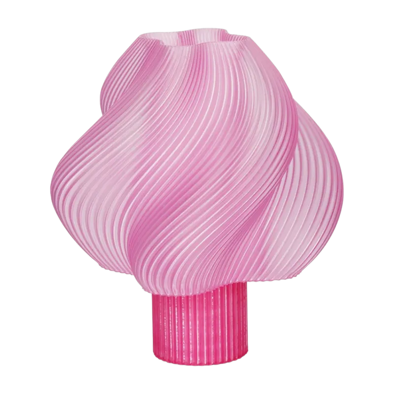Lampe portable rose sorbet 23 cm Soft serve - Crème Atelier