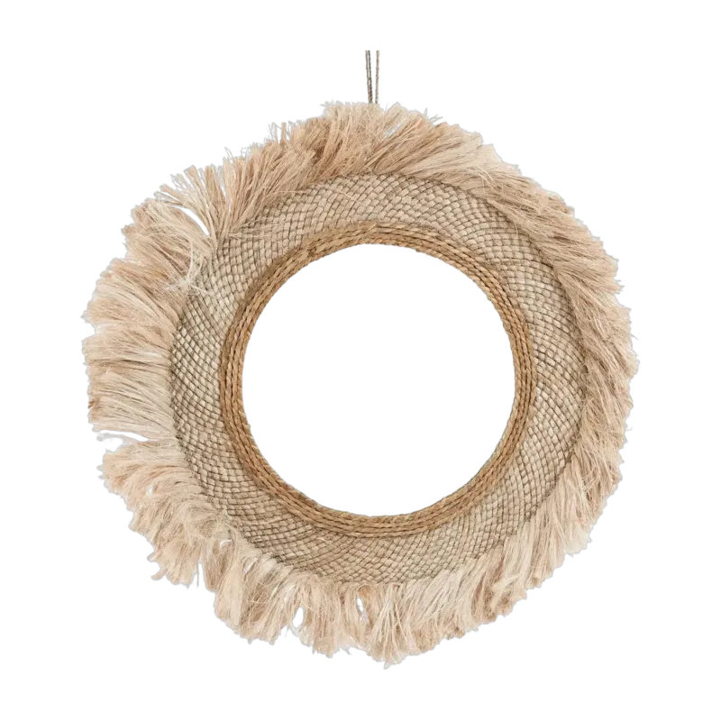Le miroir Capri - Naturel - L - Bazar Bizar
