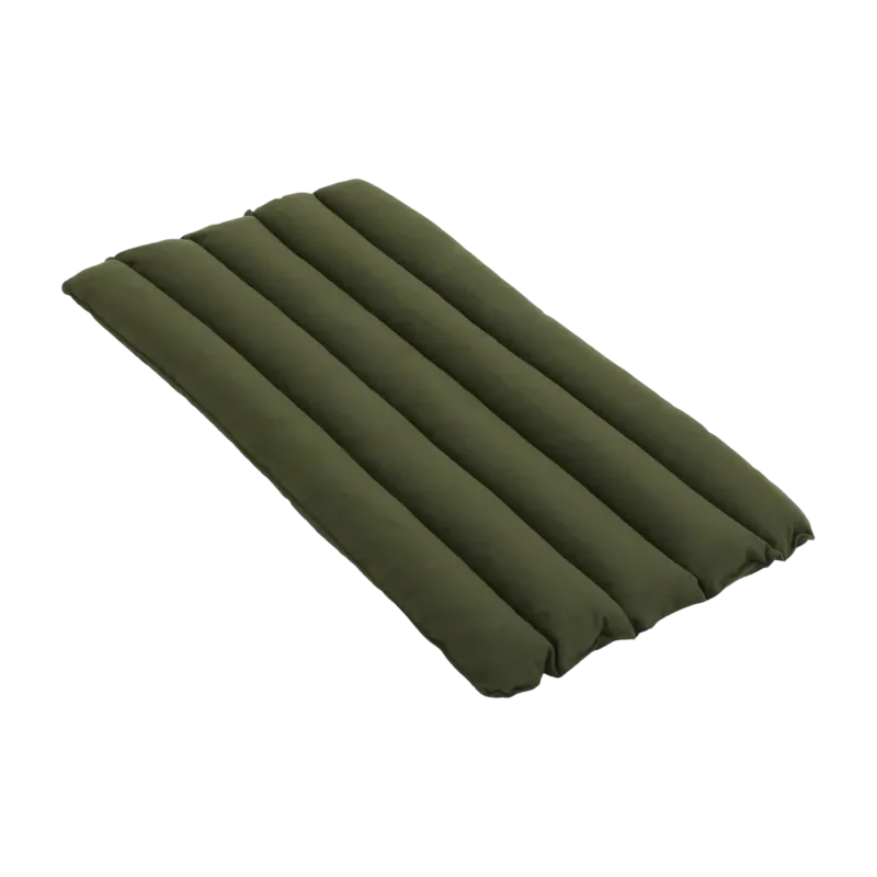 Coussin matelassé olive pour fauteuil lounge low Palissade - Hay