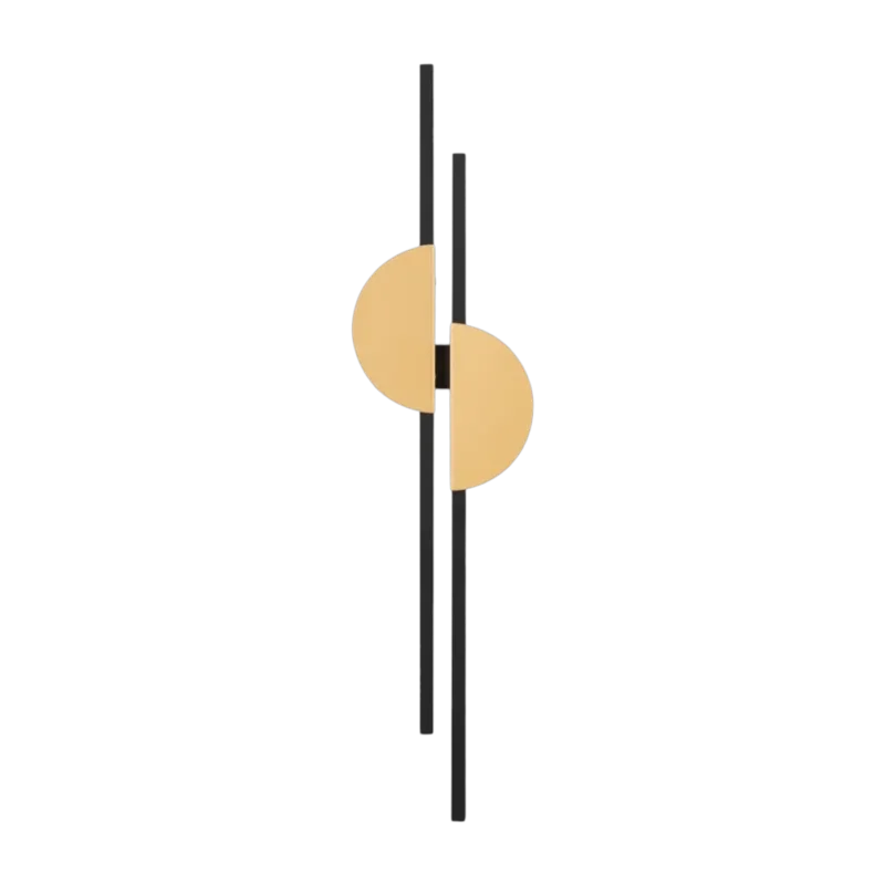 Applique murale en aluminium noir et doré 79cm Skyline - Maytoni