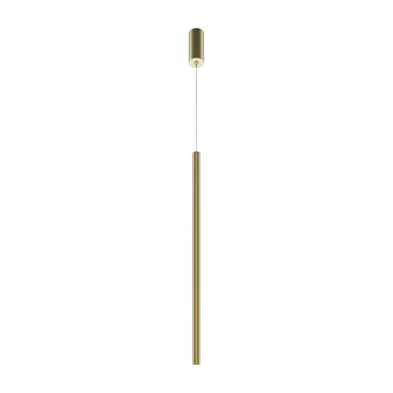 Suspension pendant en aluminium doré 30x80cm Pro Extra - Maytoni