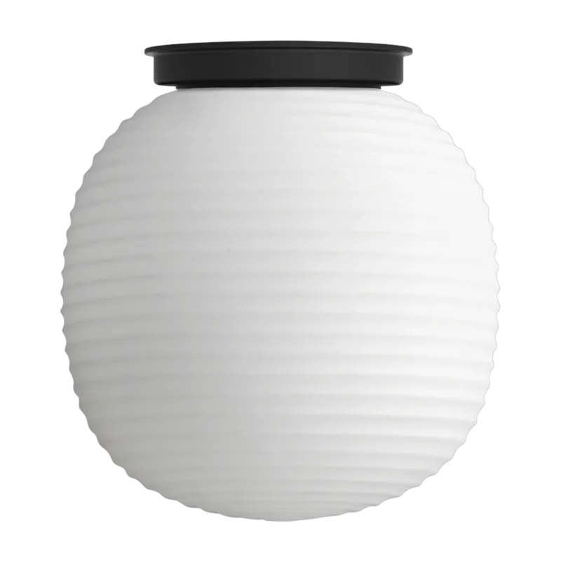 Plafonnier en verre opal blanc 30cm Lantern - New Works