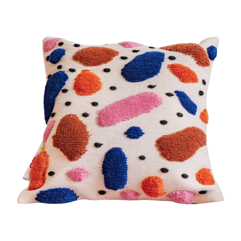 Coussin en laine 45x45cm Movie Night - Colortherapis