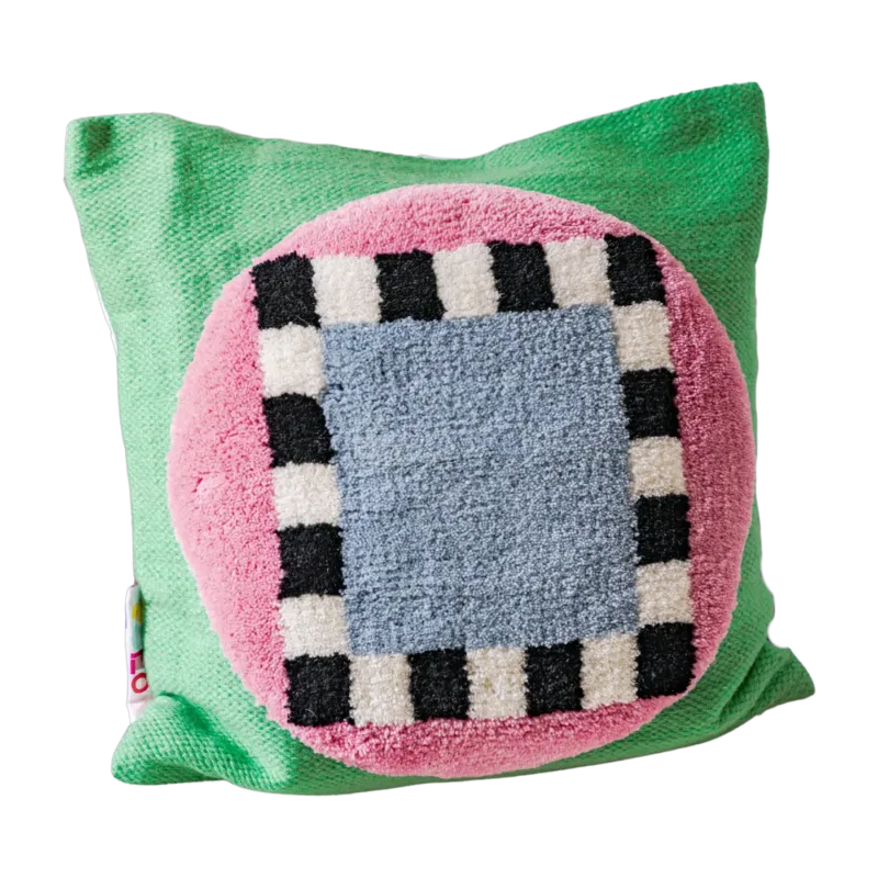 Coussin en laine 45x45cm Chinese Service - Colortherapis