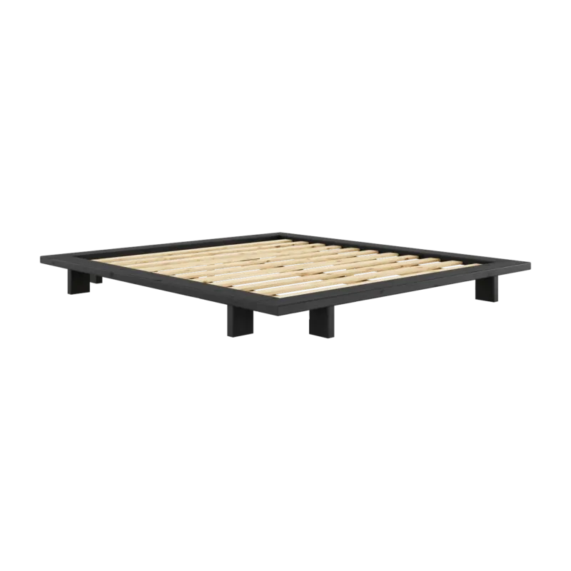 Sommier en bois de pin black night 180x200 cm Japan - Karup Design
