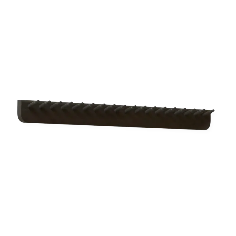 Porte-manteau en chêne massif noir 88cm Echo - Form & Refine