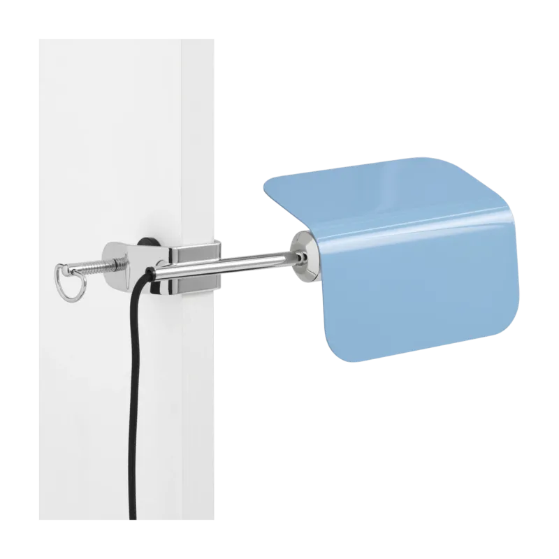 Lampe à pince bleu pastel Apex - Hay