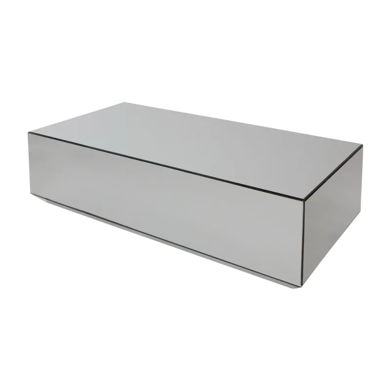 Table basse en verre miroir 120x60cm Speculum - AYTM