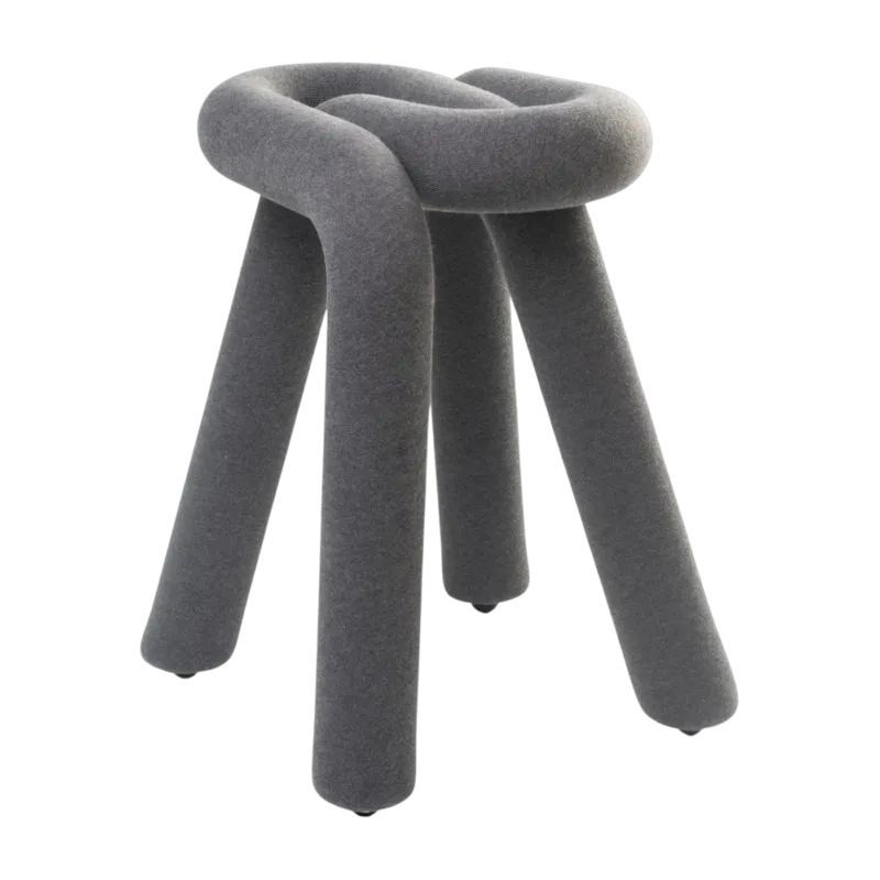 Tabouret gris foncé 46,5cm Bold - Moustache