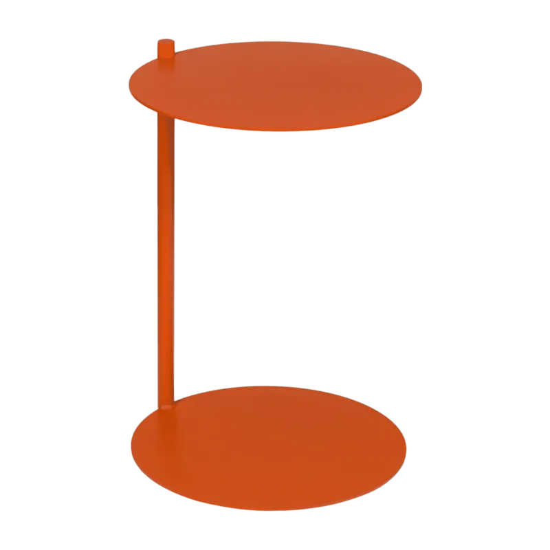 Table d'appoint en acier orange peel Ande - noo.ma