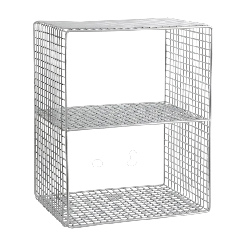 Etagère en fer chromé 50x40x30cm Tuo - Nordal