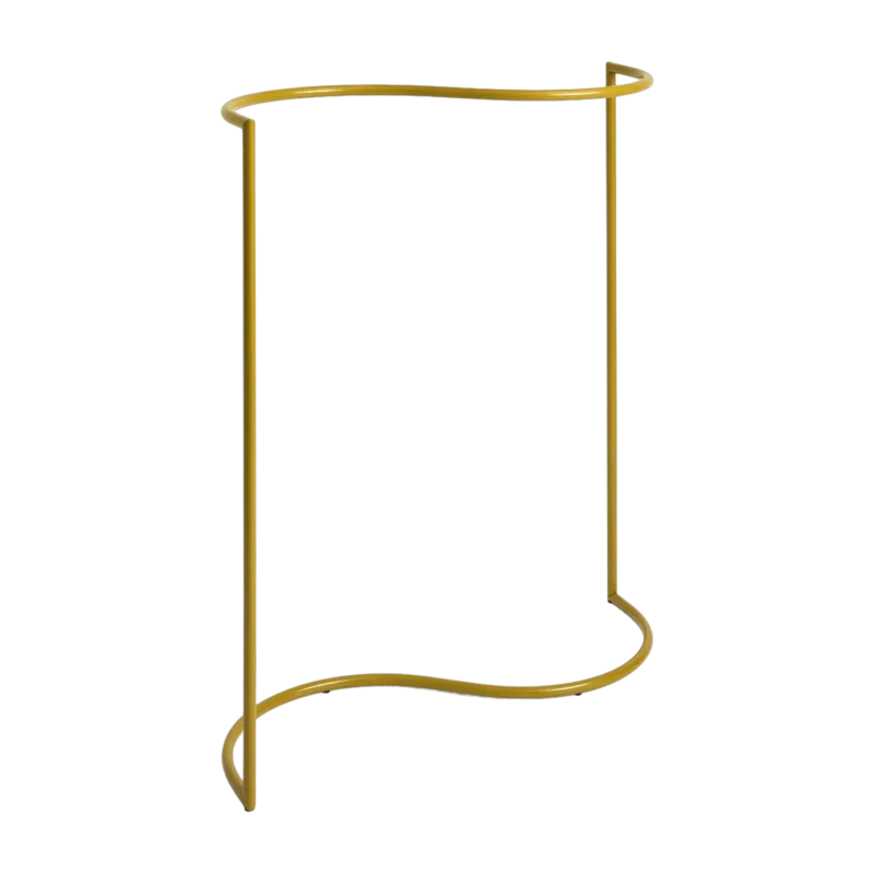 Porte-manteaux en acier jaune moutarde 144x60x150cm Colour Rack S - Hay