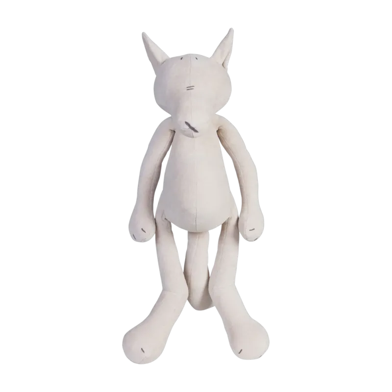 Peluche loup sable Piotr - Adada