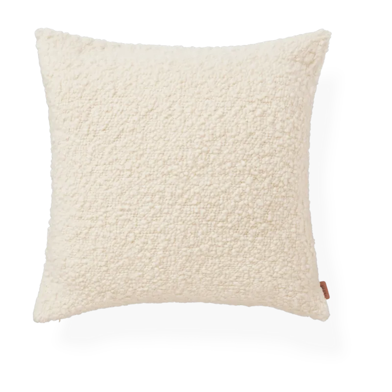 Housse de coussin en laine blanc cassé 50x50cm Moor - Ferm Living