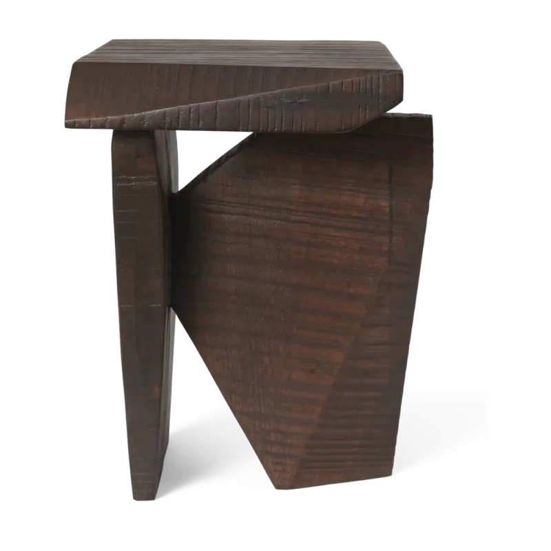 Table d'appoint en manguier teinté foncé 32,7cm Silva - Ferm Living
