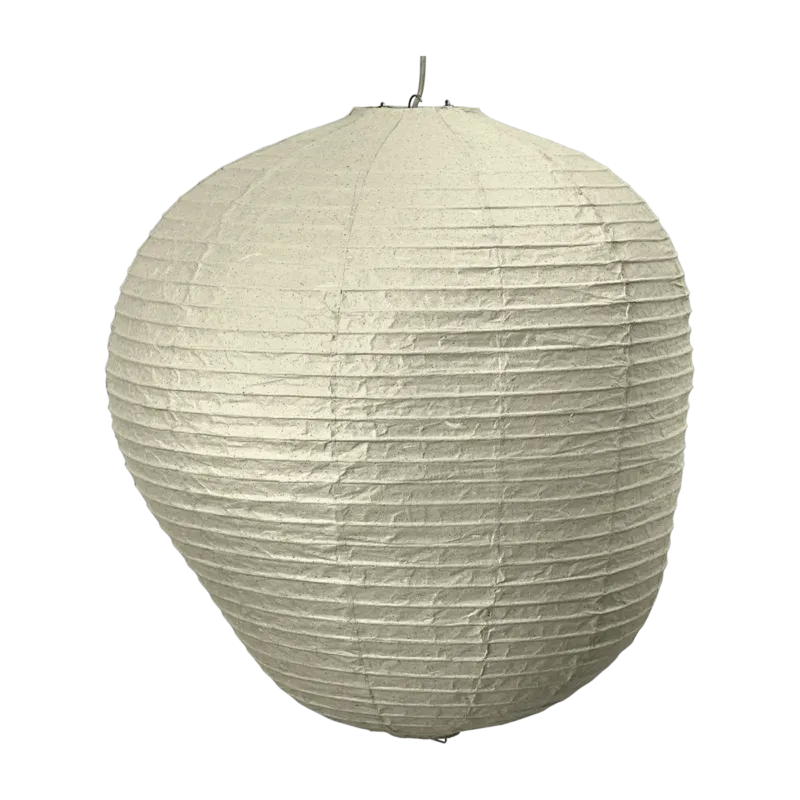 Abat-jour en papier washi sauge sombre 80cm Kurbis - Ferm Living