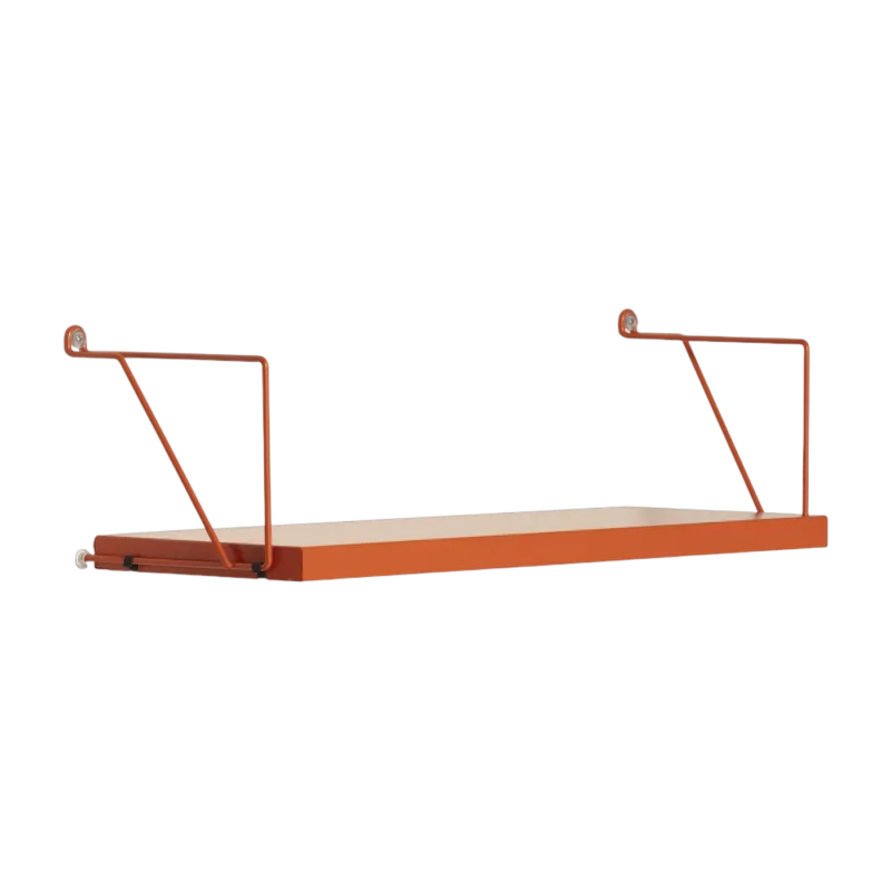 Etagère murale en acier laqué orange Tria - Mobles 114
