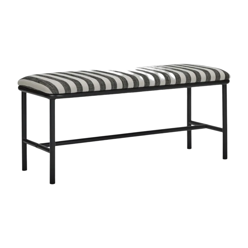 Banc Hdtoda Noir/Blanc Cassé - House Doctor