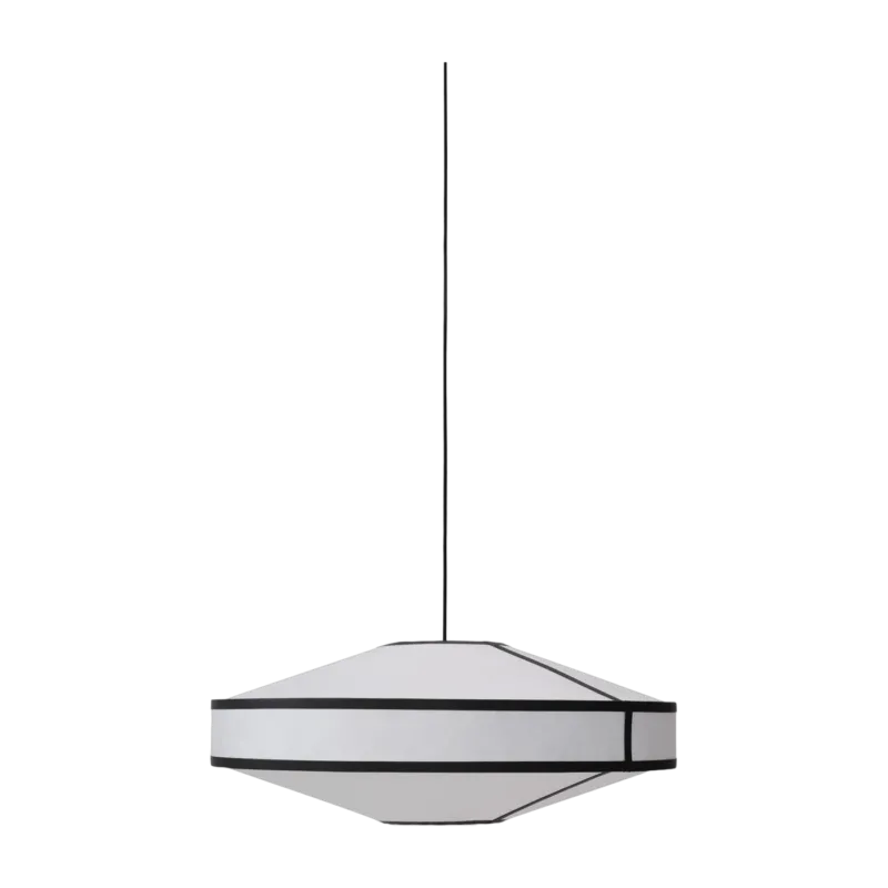 Suspension noir et blanc 75 cm Kite - New Works