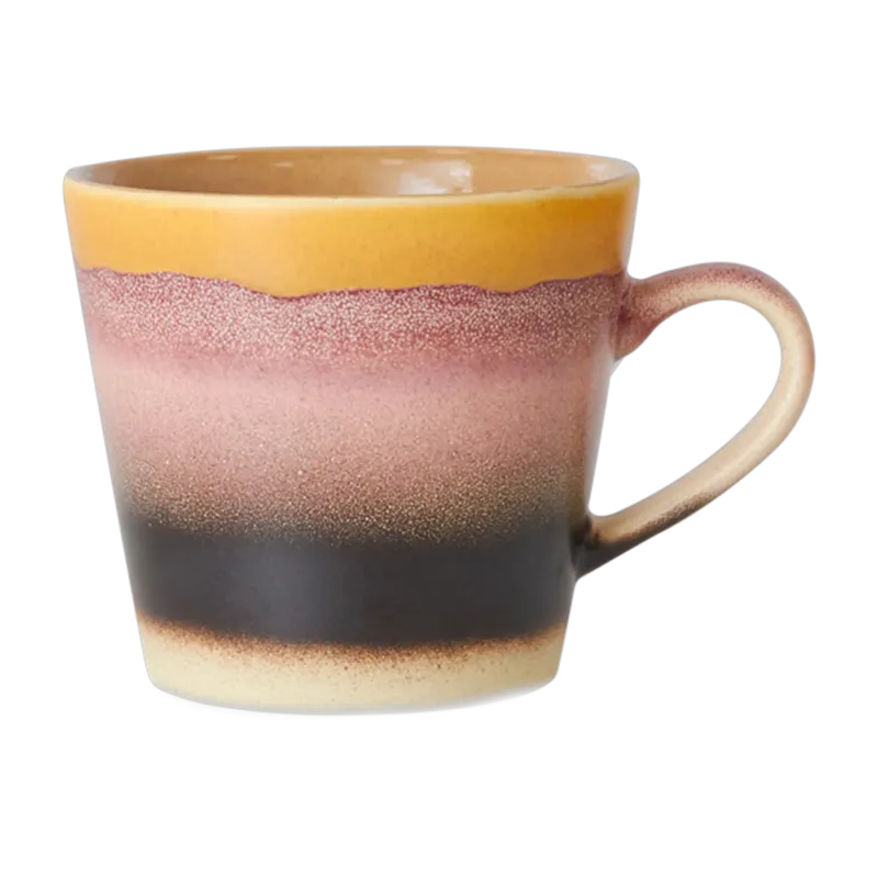 Tasse à cappuccino en grès 8,5cm Sunset - HKLIVING