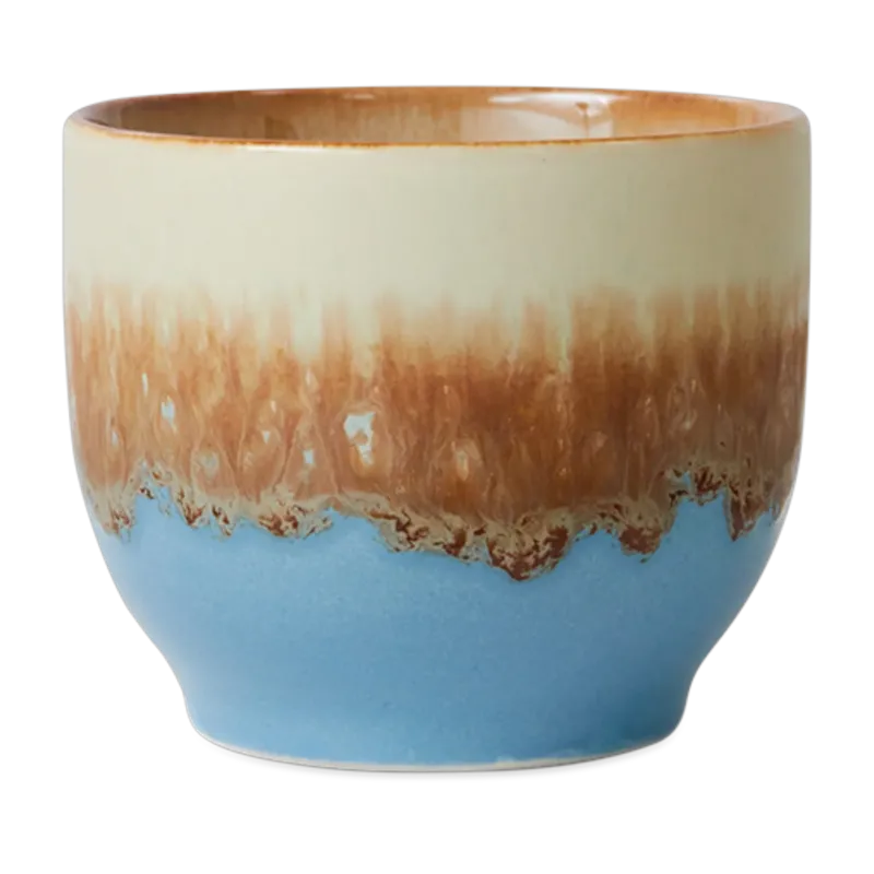 Tasse à café en grès multicolore 7cm Shores - HKLIVING