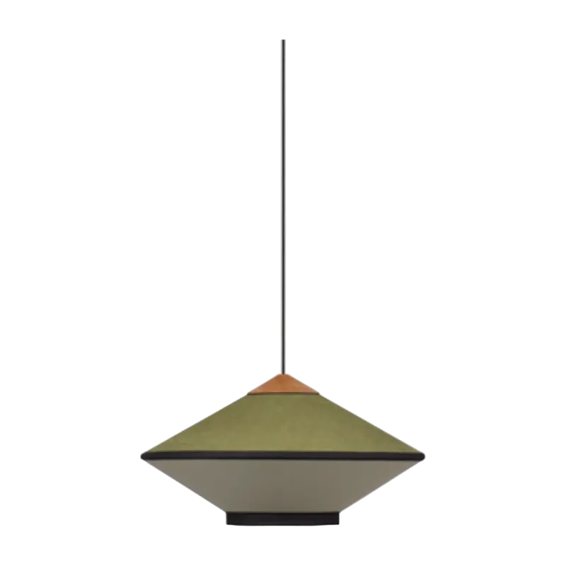 Suspension en bambou verte 50x26,50cm Cymbal - Forestier